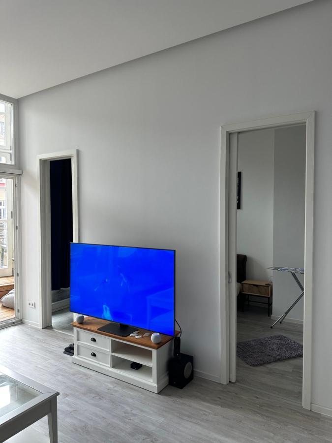 Relax-Wohnung Mit Balkon Ueber Die Weisse Elster Leipzig Exterior foto